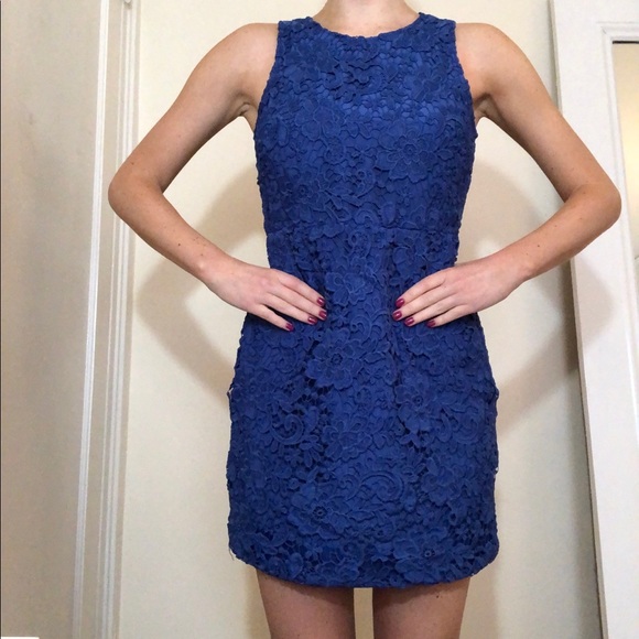J. Crew Dresses & Skirts - J Crew blue lace dress